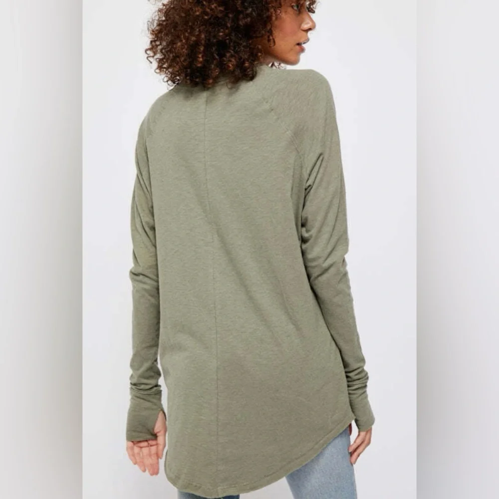 NWT Free People Arden Long Sleeve Tee